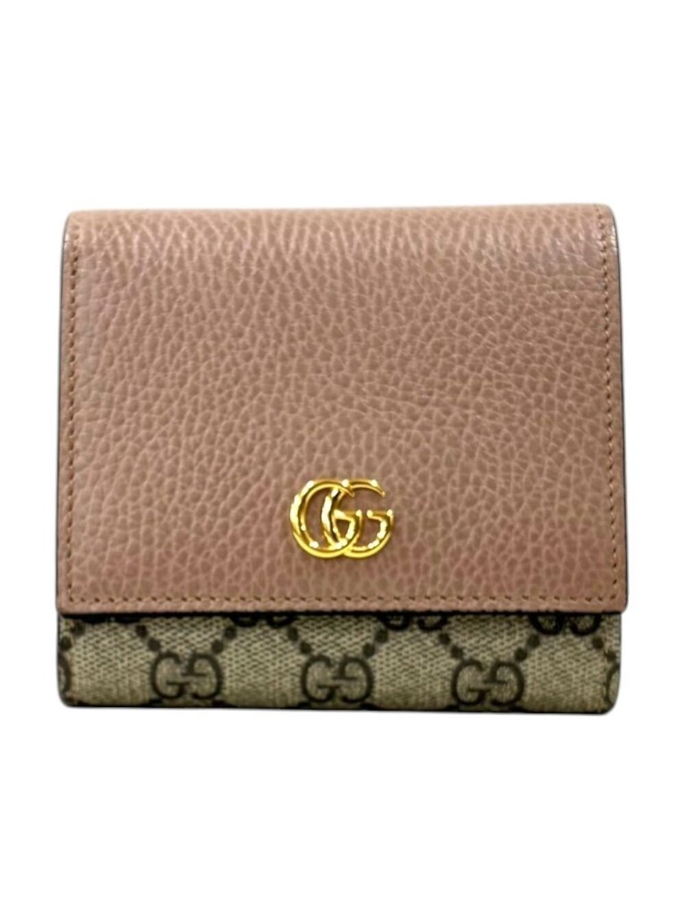 Gucci Double G Compact Wallet GG Marmont Bifold Supreme Canvas